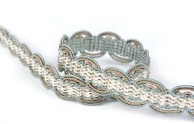 BAROQUE TRIMMINGS BRAIDED TAPE AG.387E Mineral 1594
