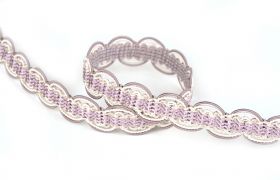 BAROQUE TRIMMINGS BRAIDED TAPE AG.387E Crystal 1268